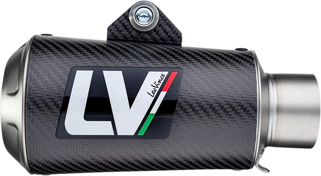 LeoVince LV-10 Slip-On Muffler - Right 9790U - Side View