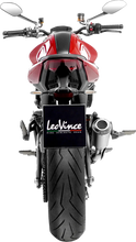 Load image into Gallery viewer, LeoVince LV-10 Slip-On Muffler - Silver 15256 - Back View