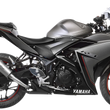 Load image into Gallery viewer, LeoVince LV-10 Slip-On Muffler - YZF-R3 - Stainless Steel 15212U - Main Product View