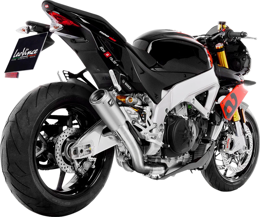 LeoVince LV Corsa Muffler - Titanium 15401TU - Side View