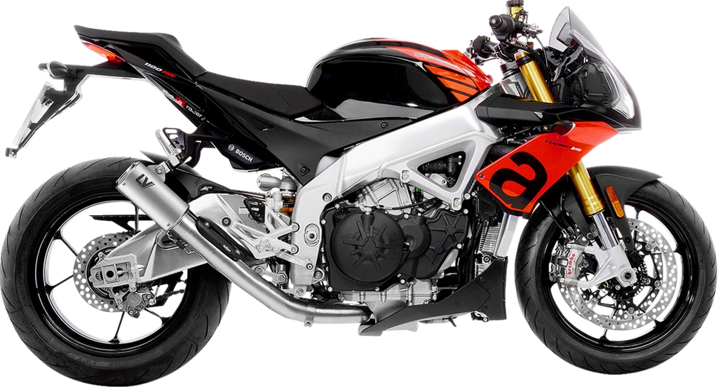 LeoVince LV Corsa Muffler - Titanium 15402TU - Side View