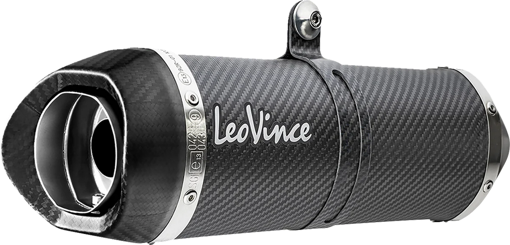 LeoVince LV One EVO Exhaust System - Carbon Fiber 14380ENU - Side View