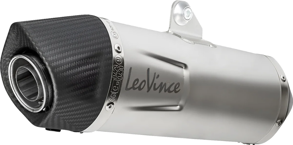 LeoVince LV One EVO Exhaust System - Stainless Steel 14375EU - Side View