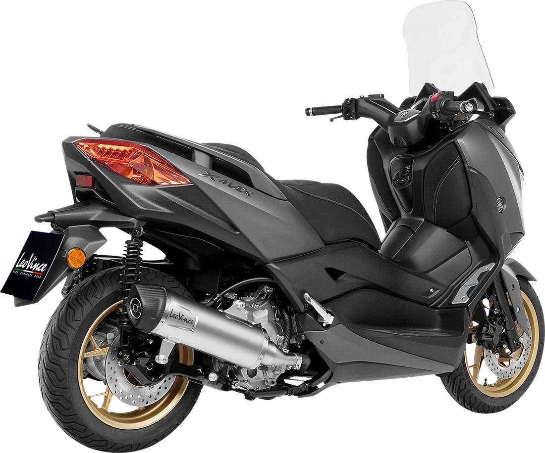 LeoVince LV One EVO Exhaust System - Stainless Steel 14375EU - Back View