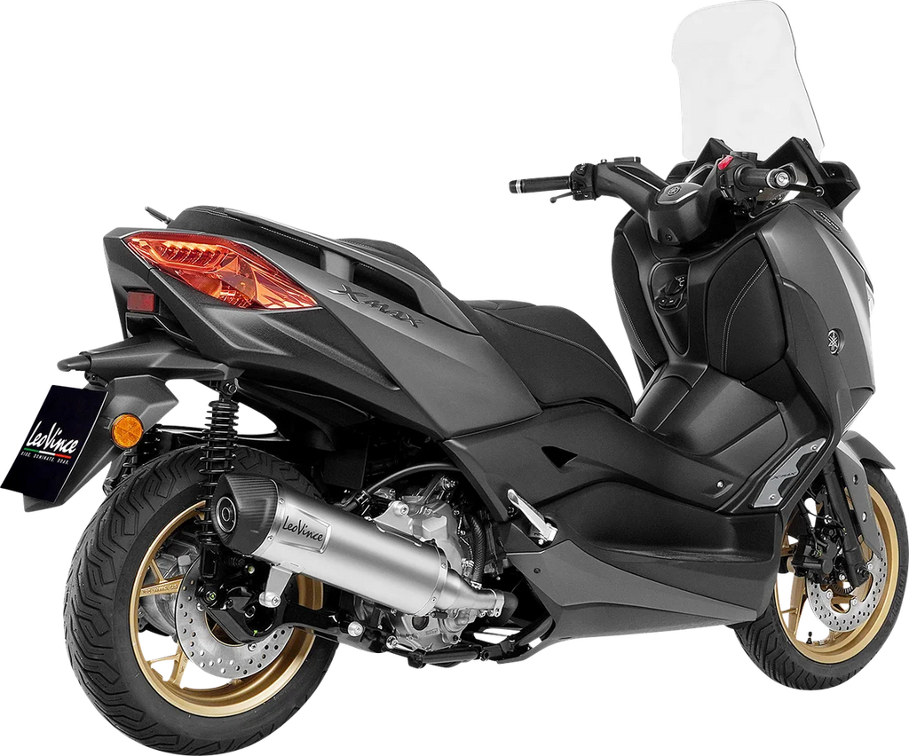 LeoVince LV One EVO Exhaust System - Stainless Steel 14375EU - Back View