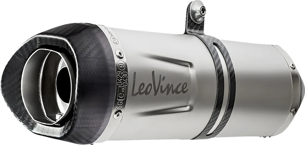 LeoVince LV One EVO Exhaust System - Stainless Steel 14379ENU - Side View