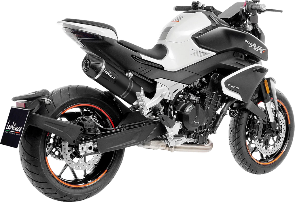 LeoVince LV One EVO Slip-On Muffler - Black 14444EBU - Side View