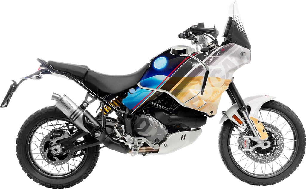 LeoVince LV One EVO Slip-On Muffler - Black Edition 14428EBU - Side View