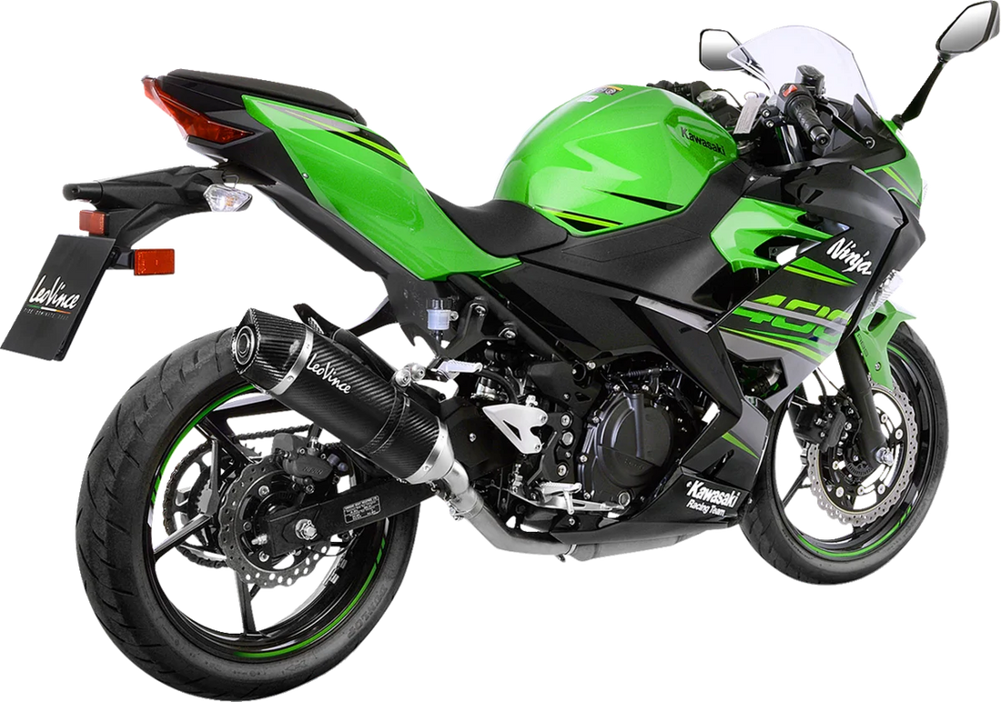LeoVince LV One EVO Slip-On Muffler - Carbon Fiber 14260EU - Installation View