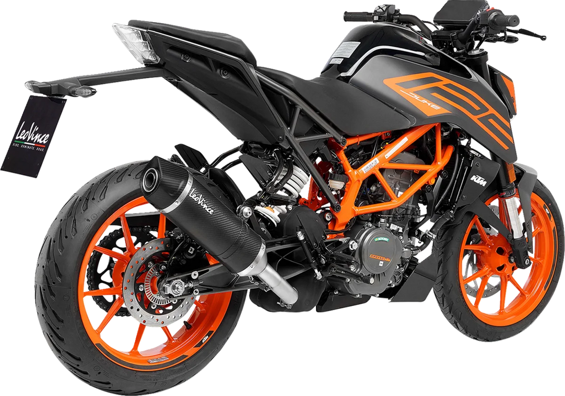 LeoVince LV One EVO Slip-On Muffler - Carbon Fiber 14394EU - Side View
