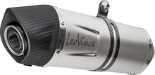 Load image into Gallery viewer, LeoVince LV One EVO Slip-On Muffler - Silver 14414EU - Side View