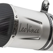 Load image into Gallery viewer, LeoVince LV One EVO Slip-On Muffler - Silver - Stainless Steel 14446EU - Side View