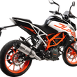 Load image into Gallery viewer, LeoVince LV One EVO Slip-On Muffler - Stainless Steel 14185EU - Back View