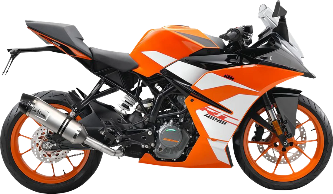 LeoVince LV One EVO Slip-On Muffler - Stainless Steel 14185EU - Installation View