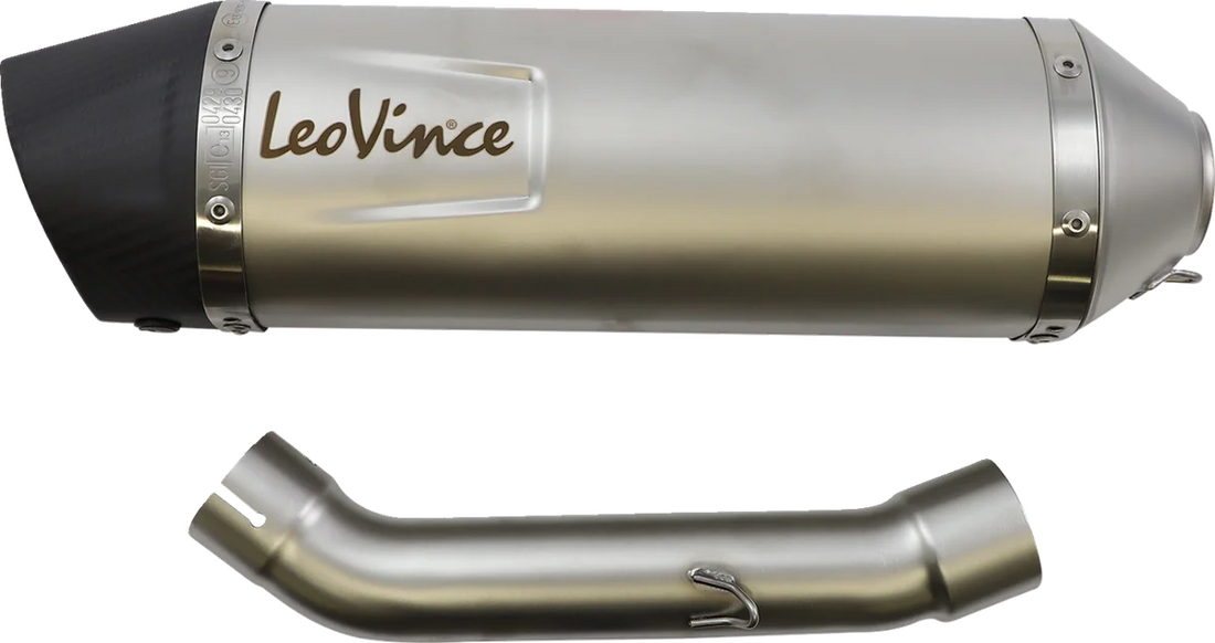 LeoVince LV One EVO Slip-On Muffler - Stainless Steel 14393EU - Installation View