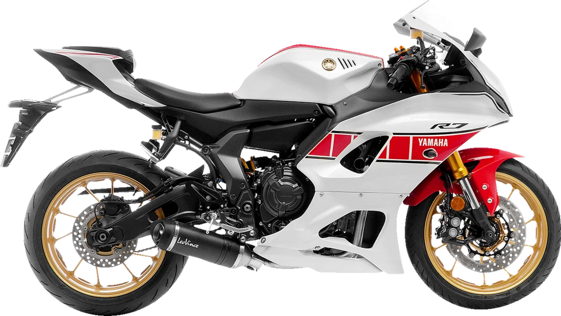 LeoVince LV One Evo Exhaust System - Carbon FIber 14361EU - Side View