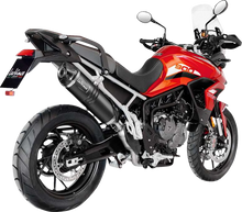 Load image into Gallery viewer, LeoVince LV One Evo Slip-On Muffler - Black Edition 14352EBU - Back View