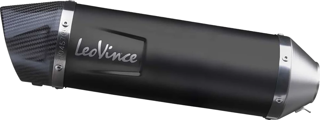 LeoVince LV One Evo Slip-On Muffler - Black Edition 14352EBU - Installation View