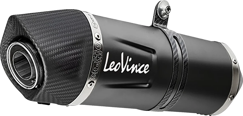 LeoVince LV One Evo Slip-On Muffler - Black Edition 14383EBU - Installation View