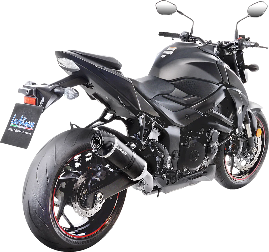 LeoVince LV One Evo Slip-On Muffler - Carbon Fiber 14176EU - Side View
