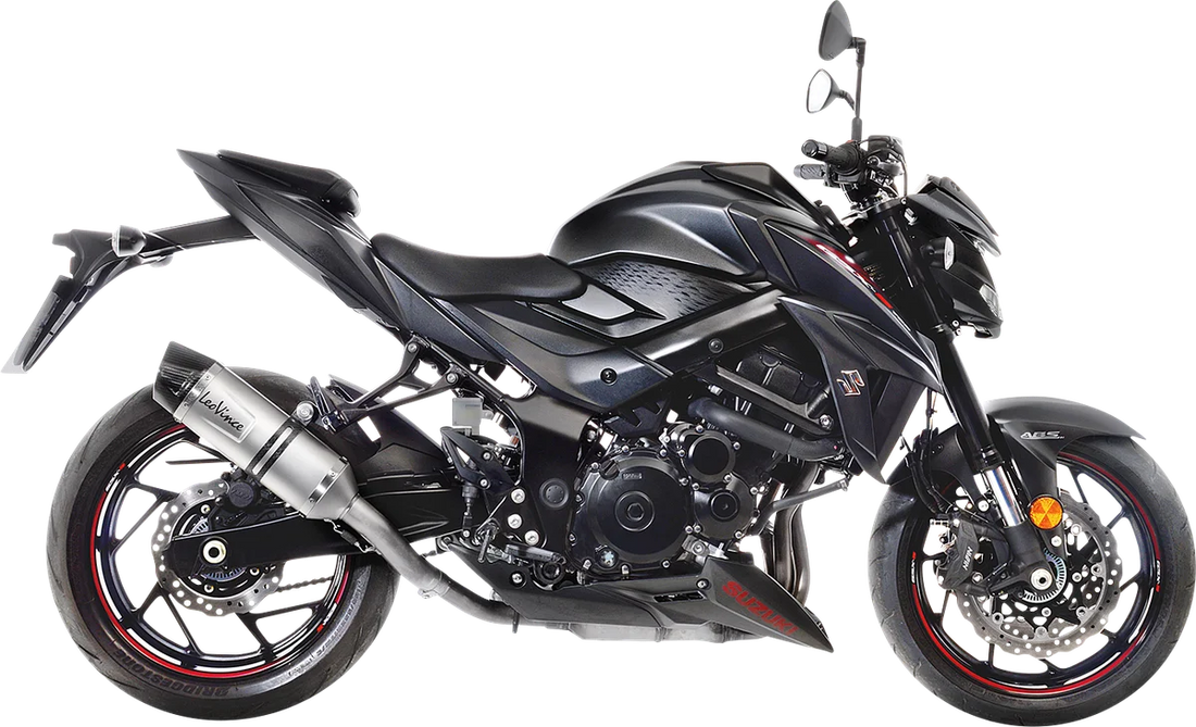 LeoVince LV One Evo Slip-On Muffler - Stainless Steel 14175EU - Side View
