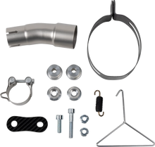 Load image into Gallery viewer, LeoVince LV One Slip-On Muffler - Black 14419EBU - Back View