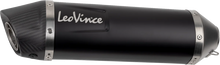 Load image into Gallery viewer, LeoVince LV One Slip-On Muffler - Black 14440EBU - Main Product View