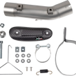 Load image into Gallery viewer, LeoVince LV One Slip-On Muffler - Black 14440EBU - Back View