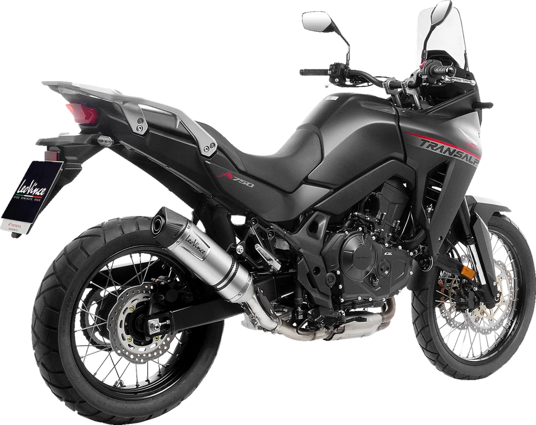 LeoVince LV One Slip-On Muffler - Black 14440EBU - Installation View