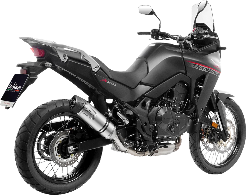LeoVince LV One Slip-On Muffler - Black 14440EBU - Installation View