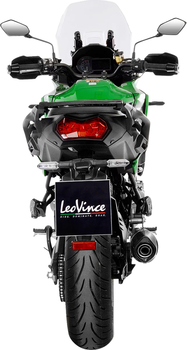 LeoVince Nero Slip-On Muffler - Black 14057U - Side View