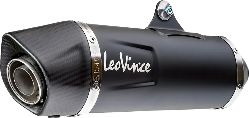 LeoVince Nero Slip-On Muffler - Black 14057U - Installation View