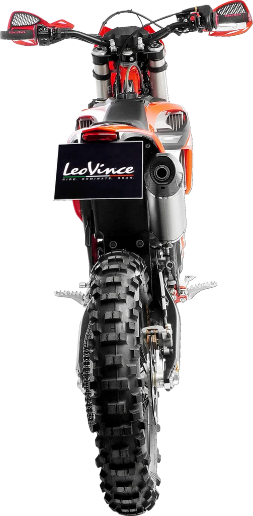 LeoVince X3 EVO Slip-On Muffler 14448X - Back View
