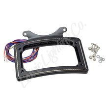 Load image into Gallery viewer, Letric Lighting 12-16 Dyna Perfect Plate Light Black Curved License Plate Frame - Side View