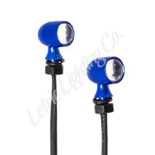 Load image into Gallery viewer, Letric Lighting 12mm Mini Red Turn Signal LED- Blue Anodized - Main Product View