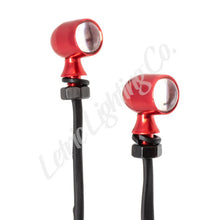Load image into Gallery viewer, Letric Lighting 12mm Mini Red Turn Signal LEDs - Red Anodized - Side View
