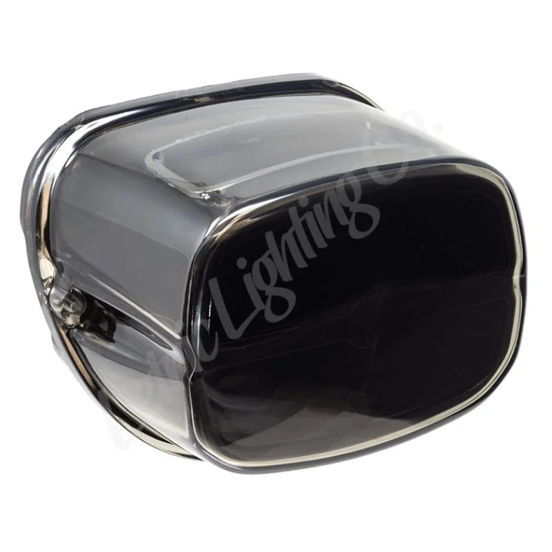 Letric Lighting 1999+ OEM Sq Back Model Squareback LED Taillight - Black (Chrome Housing/Clear Lens) - Main Product View