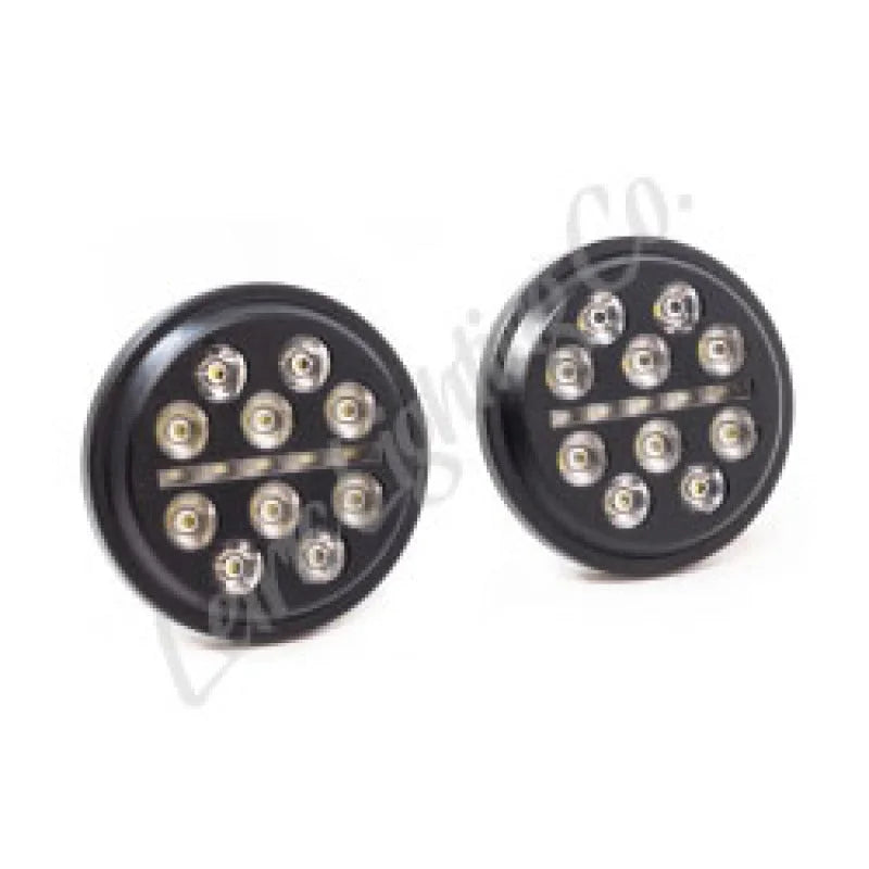 Letric Lighting 4.5in Black Buck-Shot Indian - Side View