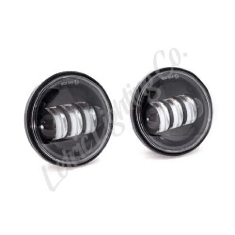 Letric Lighting 4.5in Led Passing Lamps Blk - Main Product View