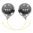 Load image into Gallery viewer, Letric Lighting 4.5in Passing Lamps Black fits 1997-2022 Harley-Davidson FLHR Road / 2007-2013 Harley-Davidson Flhrc Road ...