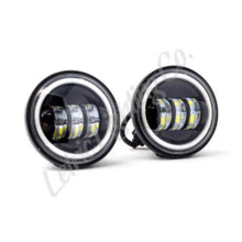 Load image into Gallery viewer, Letric Lighting 4.5in Passing Lamps W/Halo Blk