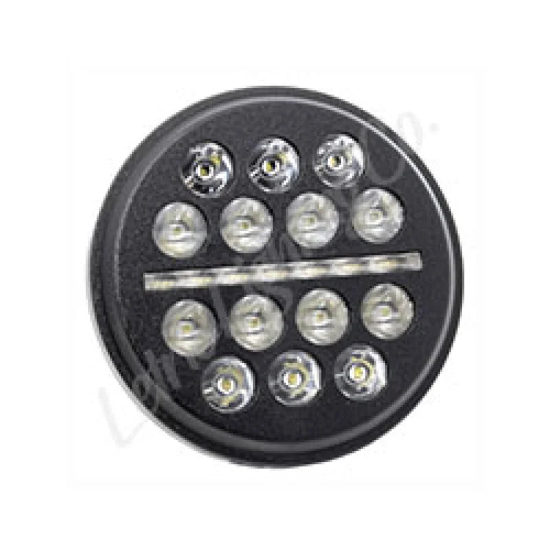 Letric Lighting 5.75? LED Black Buck-Shot Style mini-multi Headlight - Main Product View
