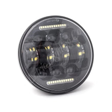 Load image into Gallery viewer, Letric Lighting 5.75? LED Black Diez 10-LED Headlight Dual Horizontal DRL - Side View