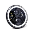 Load image into Gallery viewer, Letric Lighting 7in Led Black Full-Halo Indian - Side View