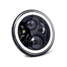 Load image into Gallery viewer, Letric Lighting 7in Led Black Full-Halo Indian - Side View