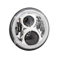 Load image into Gallery viewer, Letric Lighting 7in Led Chrome Full-Halo Indian - Main Product View