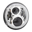 Load image into Gallery viewer, Letric Lighting 7in Led Chrome Full-Halo Indian - Side View