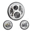 Load image into Gallery viewer, Letric Lighting 7in Led Chrome Full-Halo Indian
