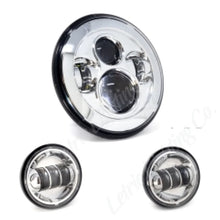 Load image into Gallery viewer, Letric Lighting 7in Led Hdlght W/Pass Lmps Chr - Main Product View