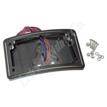 Load image into Gallery viewer, Letric Lighting 99-03 Sportster Perfect Plate Light Black Curved License Plate Frame - Main Product View